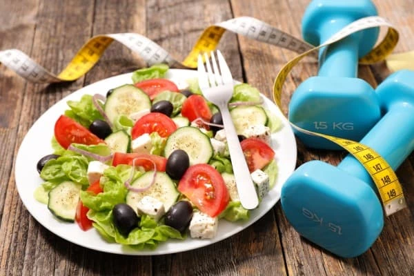 Example of good diet and exercise Perivale