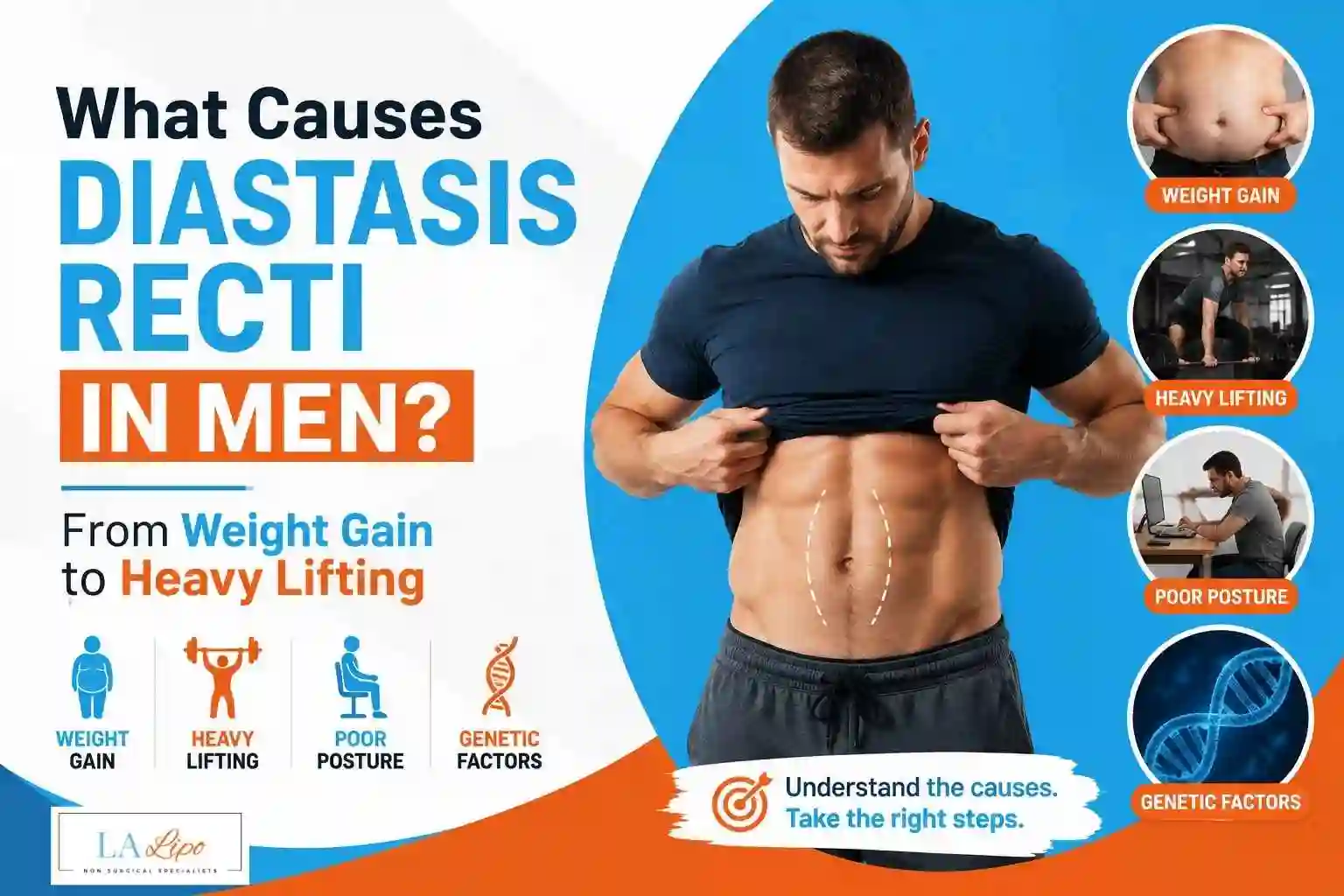 What Causes Diastasis Recti in Men? From Weight Gain to Heavy Lifting Perivale